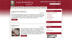 Desktop Screenshot of lenakallenberg.com